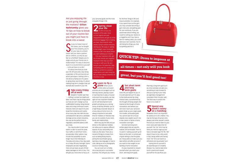 Women's Health & Fitness | Journalism