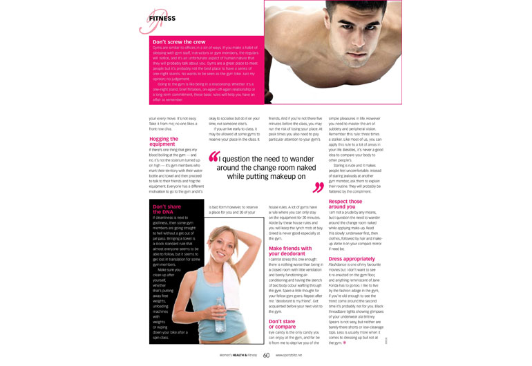 Women's Health and Fitness Magazine | Journalism